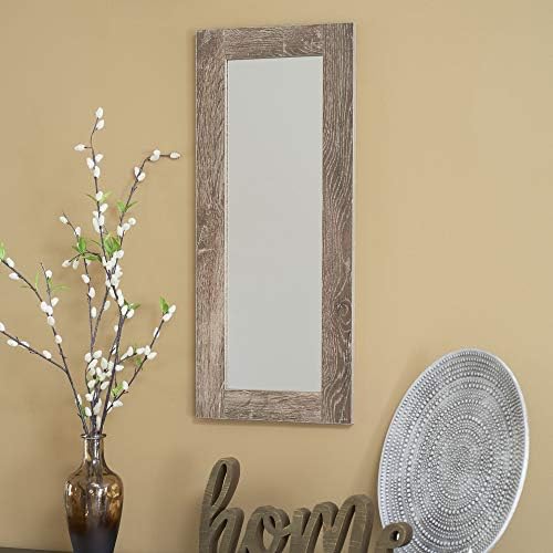 Household Essentials 8078-1 Ashwood Rectangular Wall Mirror - Image 4