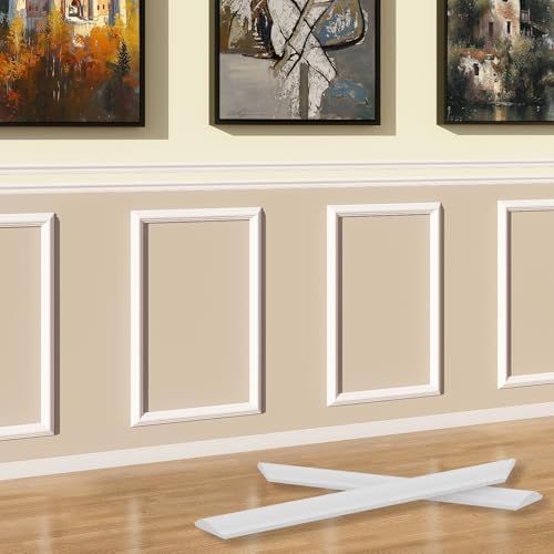 Peel and Stick Molding 2Set 16X24IN, Picture Frame Molding Paintable by Yandyn