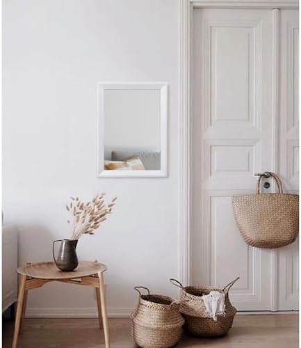 AAZZKANG Rectangular Wall Mirror Wood Framed Small Hanging Mirrors - Image 5