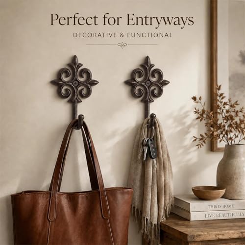 iobiotio Vintage Cast Iron Wall Hook - Image 4