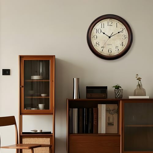 KECYET Wall Clocks Battery Operated Silent Small Vintage - Image 4