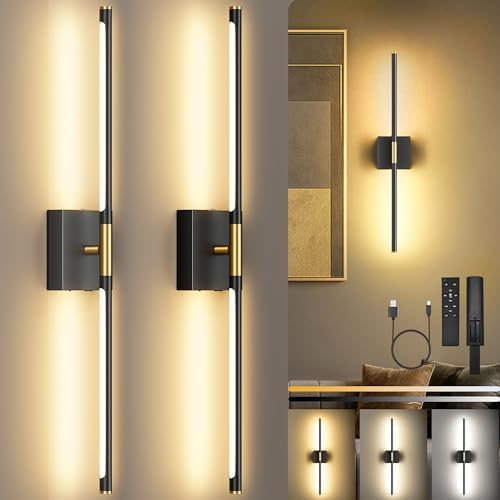 10000mAh Rechargeable Wall Lights, 29 Inch, 2 Pack by Unknown