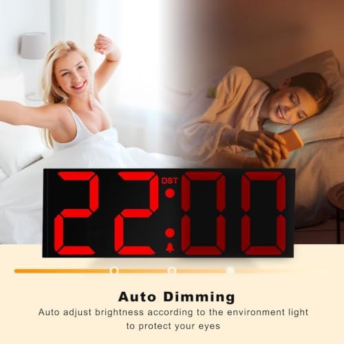 JALL 22" Large Digital Wall Clock - Image 5