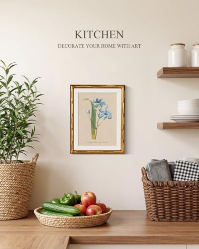 InSimSea Gold Bamboo Framed Wall Art - Image 2