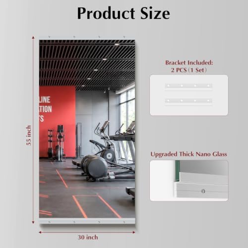 BEAUTYPEAK Home Gym Mirror - Image 2