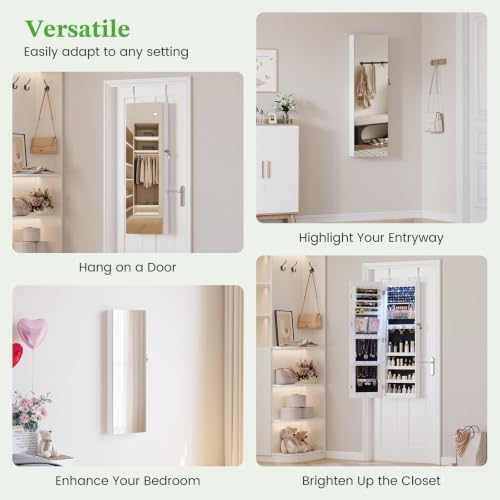 HNEBC Over the Door Organizer, Jewelry Cabinet - Image 4