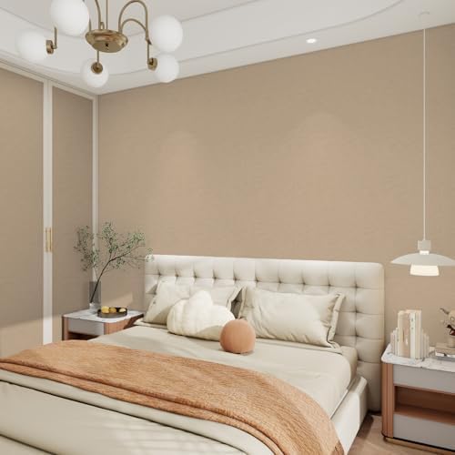 Grasscloth Peel and Stick Wallpaper Brown Textured Contact Paper, Countertop - Image 2