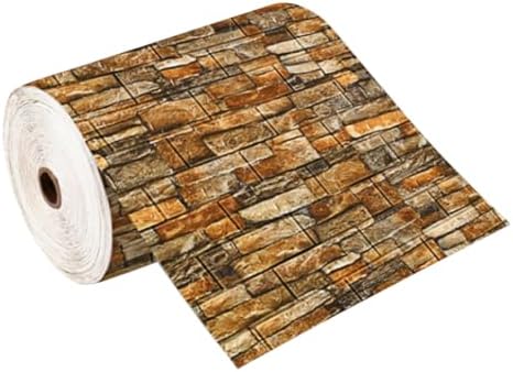 ECYC Ltd 3D Foam Brick Wall Panels, Faux Brick Peel and Stick 3D Foam Wallpaper by ECYC+Ltd