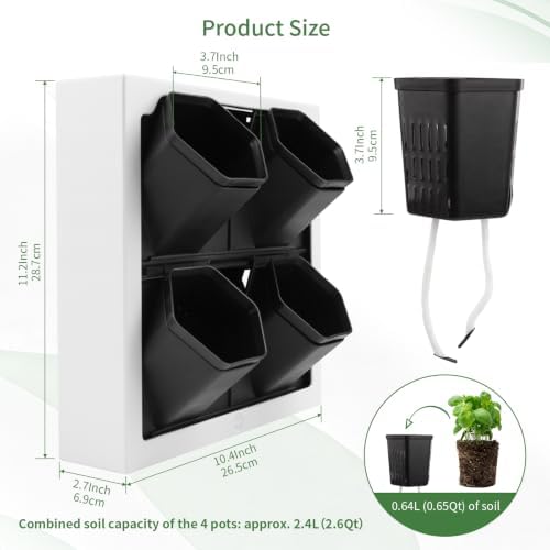 FRESH SPEED Self-Watering Wall Planters - Image 5