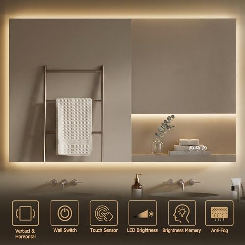 48"X30" LED Bathroom Mirror - Image 4