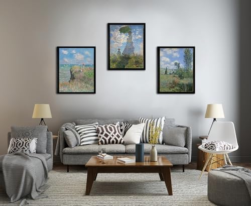 Woman with a Parasol by Claude Monet Canvas Wall Art, Oil Painting - Image 6