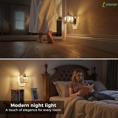 L LOHAS LED Night Light, 2 Pack Night Lights Plug into Wall - Image 6
