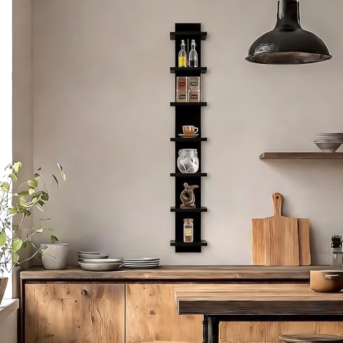 Homaterial 7 Tier Vertical Wall Shelf - Image 4