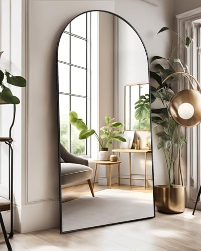 ITSRG Full Length Mirror with Stand, Arched Mirror - Image 3