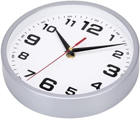 Wall Clock Silent Non-Ticking 8 Inch Clocks Battery Operated - Image 4