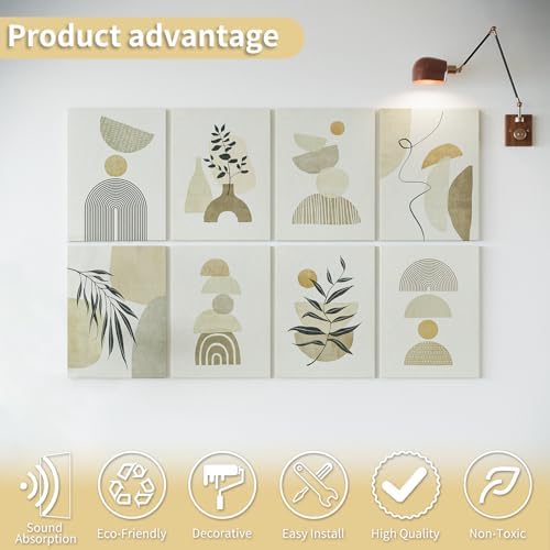 Art3d Acoustic Wall Panels, 48 x 32 in Set - Image 4