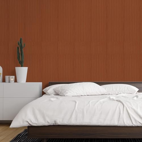 3D Faux Wood Slat Wall Panel – Peel and Stick Self Adhesive Soundproof Foam - Image 6