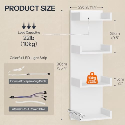 HOOBRO Floating Wall Shelves - Image 3