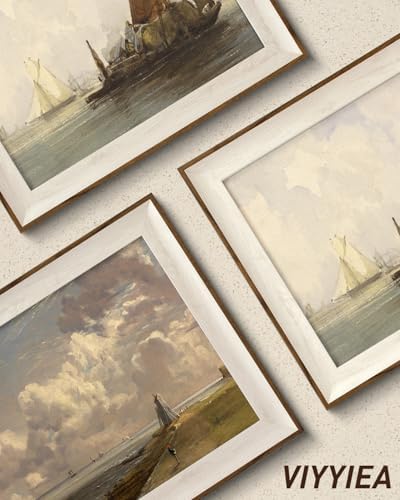 VIYYIEA Framed Impressionist Countryside Scene Wall Art Set, 16×20 Inch - Image 6