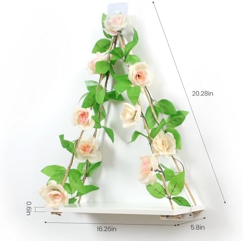 Floating Shelves for Wall, Hanging Shelves, Room Decor, Wall Decor, Boho Decor - Image 3