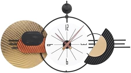34x19 Inch Large Modern Decorative Wall Clock, Silent Non-Ticking Battery by BeautifulWallDecor