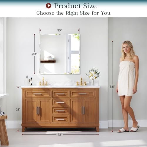 Frameless Bathroom Mirror - Image 2