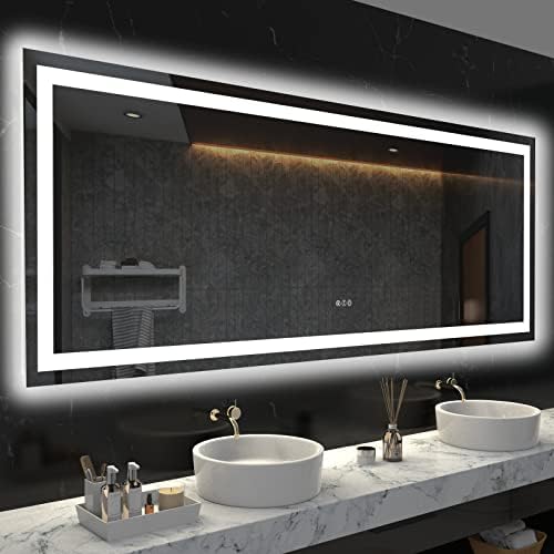 LOAAO 72"X36" LED Bathroom Mirror by LOAAO