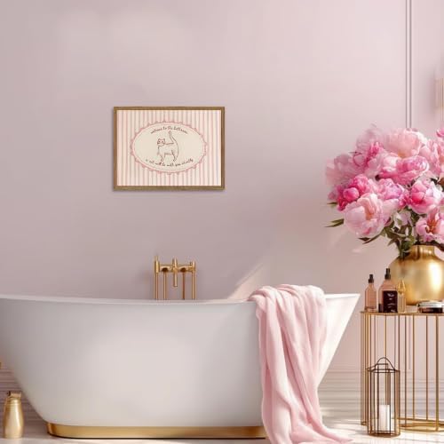 Cute Cat Bathroom Wall Art Welcome to the Bathroom a Cat Will Be - Image 4