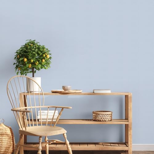 Light Blue Peel Stick Wallpaper Self-Adhesive Contact Paper Tear Resistant - Image 6