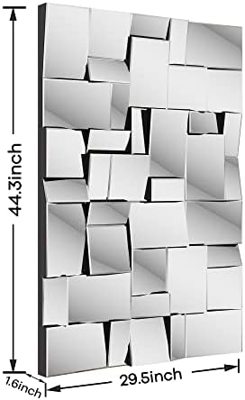KOHROS 44"x 30" Large Decorative Wall Mirror - Image 4