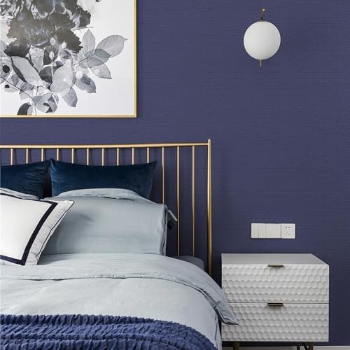 Dark Blue Peel and Stick Wallpaper Self-Adhesive Contact Paper Not Torn - Image 2