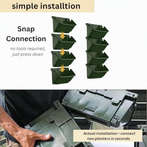 Vertical Garden Planter Hanging Wall Planter, 24 Pack - Image 7
