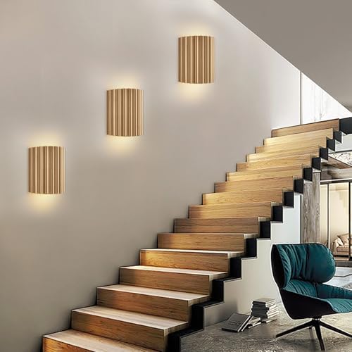 Indoor Hardwired Up and Down Gold Wall Sconce Set of 2 Modern LED 3000K - Image 4