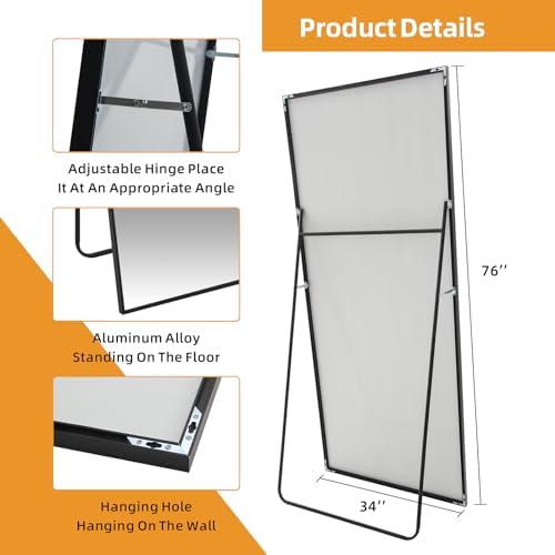 LFT HUIMEI2Y 76"x34" Full Length Mirror - Image 3