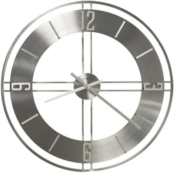 Howard Miller Casco Wall Clock II 549-464 – Oversized Iron and Nickel by Unknown