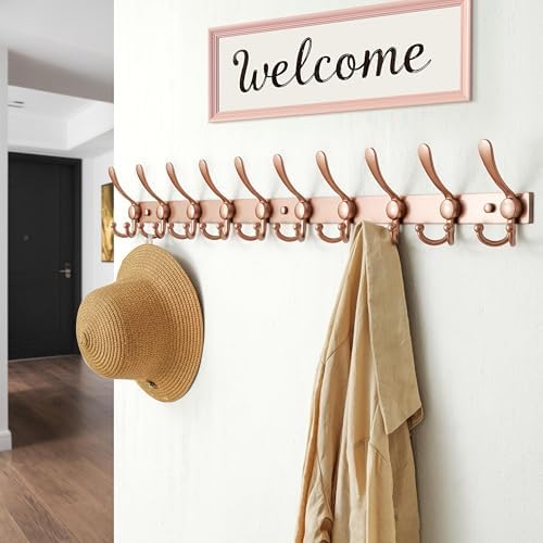 Dseap Coat Rack Wall Mount 37”, Heavy Duty 12-Gauge Base vs Flimsy 1mm - Image 4
