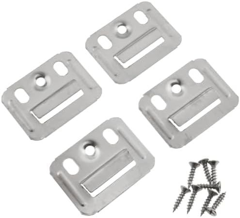 100PCS Wall Panel Clips, PVC Buckle Stainless Steel Panel Clamps - Image 3
