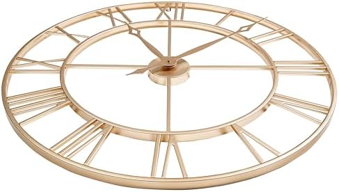 CLXEAST Large 30 Inch Gold Wall Clocks - Image 5
