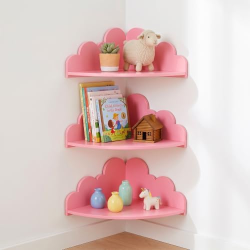 Cloud Floating Corner Shelves by Unknown