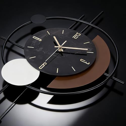 Wall Clock, Silent Quality Quartz Battery Operated - Image 2