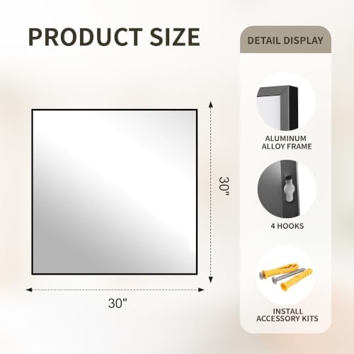 FICTOR Bathroom Vanity Mirror for Over Sink - Image 2