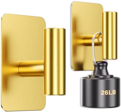 Aikzik Large Heavy Duty Wall Hooks - 26lb Max by Aikzik