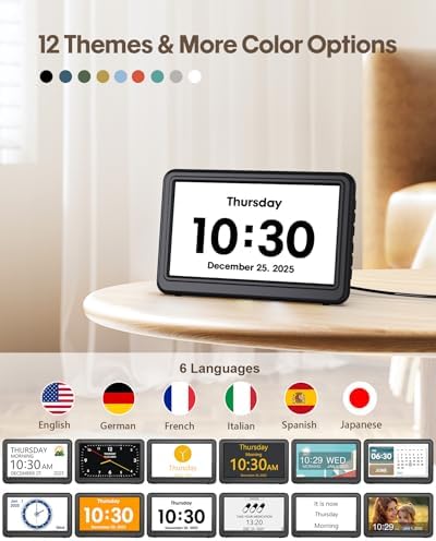 Clock with Day and Date for Elderly - Image 4