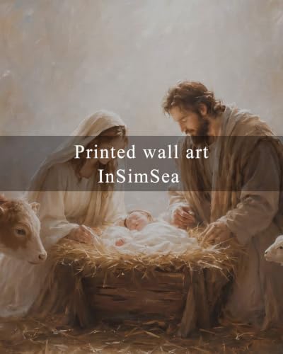 InSimSea Framed Canvas Wall Art The Nativity - Image 6