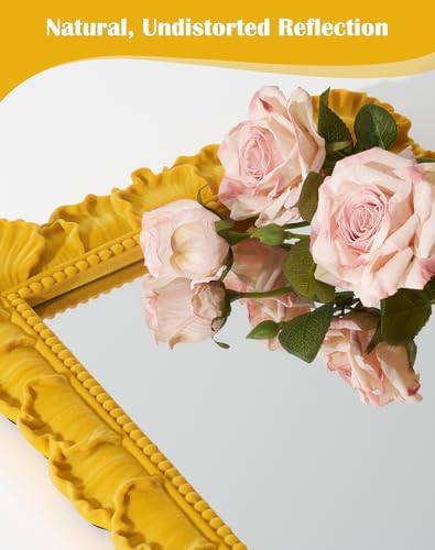 Mirror Wall Decor with Resin Frame - Image 5