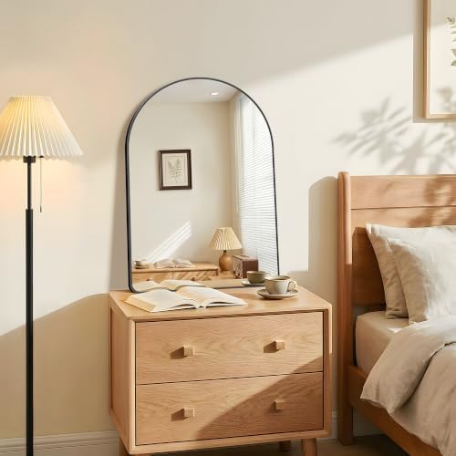 FORBATH Arched Bathroom Mirror 20x28 Inch, Bathroom Mirror Wall Mounted Modern - Image 5