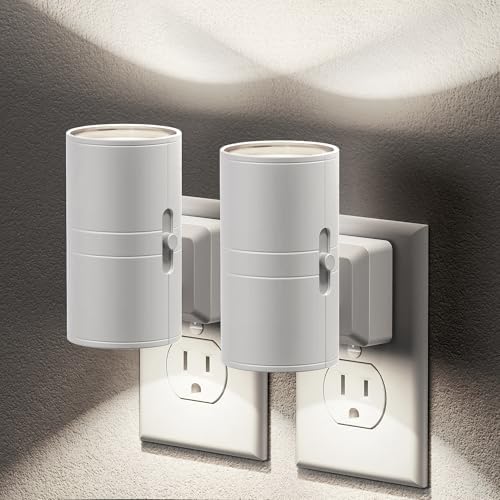 JandCase Night Lights Plug into Wall, Dimmable Night Light, Dusk to Dawn by JandCase