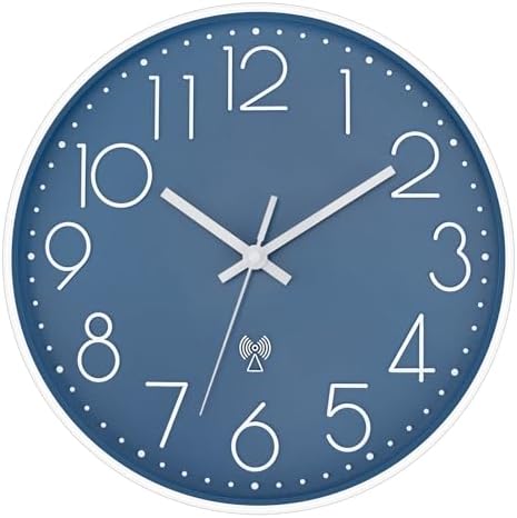 Foxtop 12" Atomic Wall Clock Battery Operated Modern Analog Clock by Foxtop