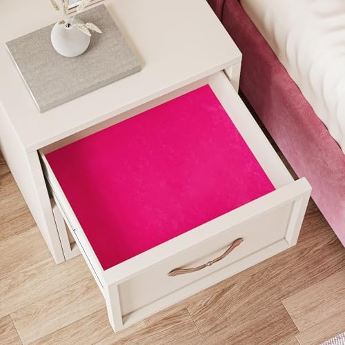 Hot Pink Velvet Wallpaper Peel and Stick Velvet Drawer Liner - Image 5