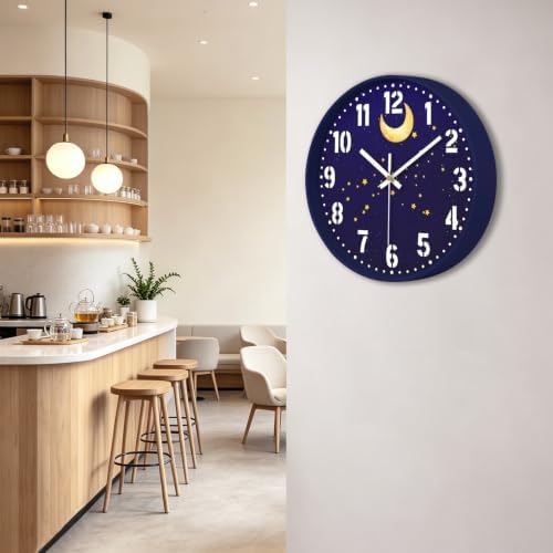 8" Small Silent Wall Clock, Analog Clock - Image 6